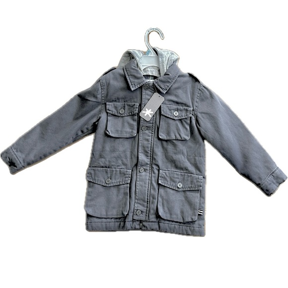 Splendid Boys Hooded Jacket with Plaid Lining - Picture 2 of 10